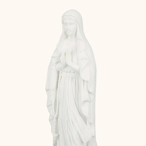 Figurka | Matka Boża Różańcowa | Elegancja Bieli