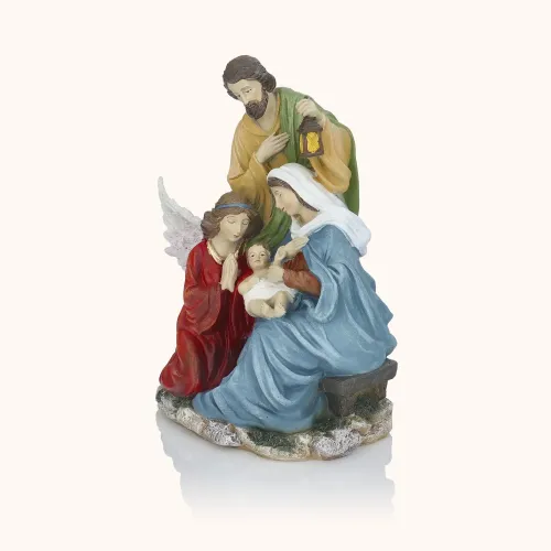 Figurka | Św. Rodzina | Opieka Anioła | 30 cm | Decorato