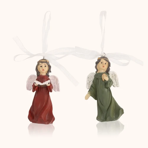 Zawieszka bożonarodzeniowa | Aniołek | 9 cm | Favola