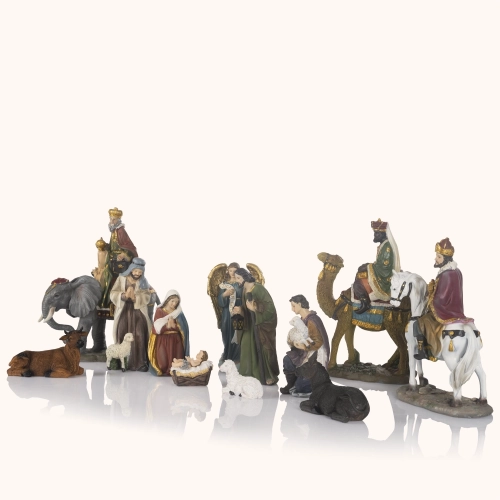 Szopka bożonarodzeniowa | Pokłon Pasterzy | 30 cm | Classic