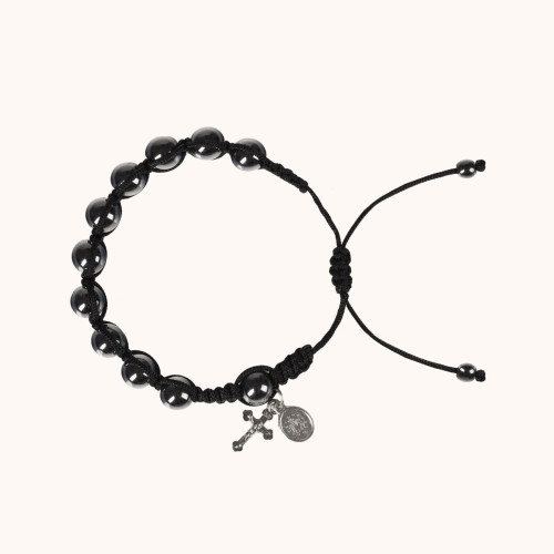 Bransoletka | Hematyt | 10-tek Różańca | Ematite