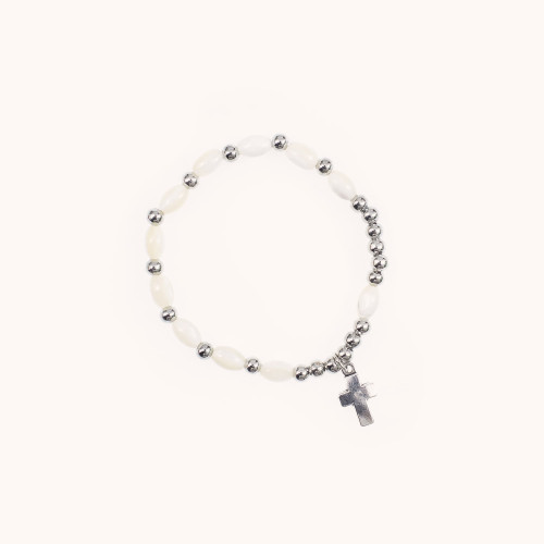 Bransoletka | Dziesiątek Różańca | Masa perłowa