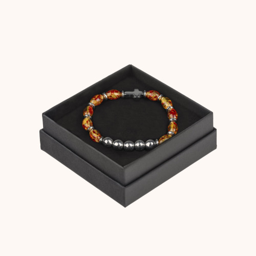 Bransoletka | Dziesiątek różańca | Ambra