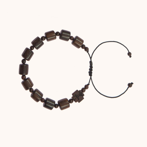 Bransoletka | Dziesiątek różańca | Drewno Makula | Legno