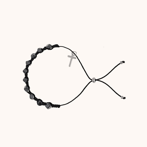 Bransoletka | Dziesiątek różańca | Hematyt | Ematite