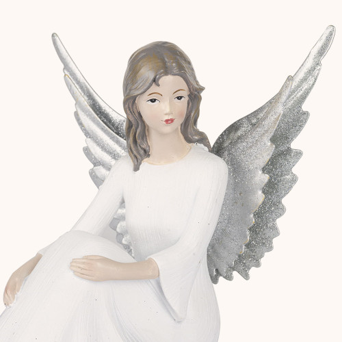 Anioł | 18 cm | Decorato