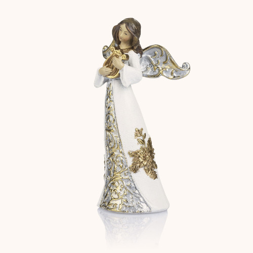 Aniołek | Lira | Trąbka | Lutnia | 11 cm | Decorato