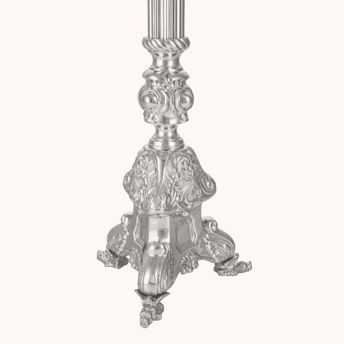 Lichtarz | Mosiądz | Nikiel | 81 cm