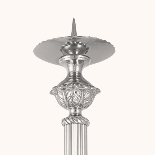 Lichtarz | Mosiądz | Nikiel | 61 cm