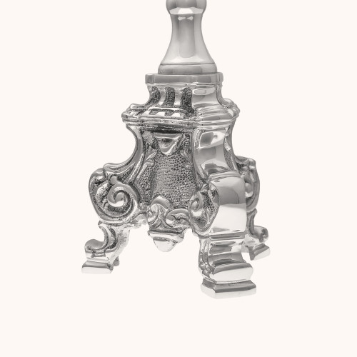 Lichtarz | Mosiądz | Nikiel | 30 cm