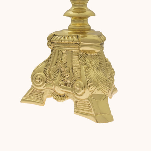 Lichtarz | Mosiądz | 40 cm