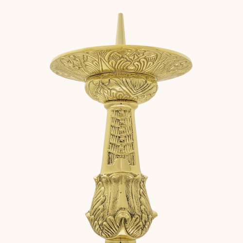 Lichtarz | Mosiądz | 40 cm