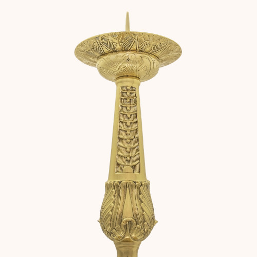 Lichtarz | Mosiądz | 79 cm