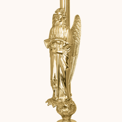 Lichtarz | Mosiądz | Anioł | 120 cm