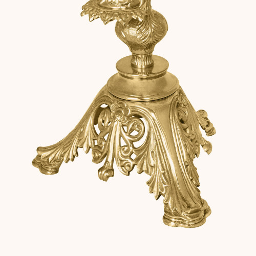 Lichtarz | Mosiądz | Anioł | 120 cm