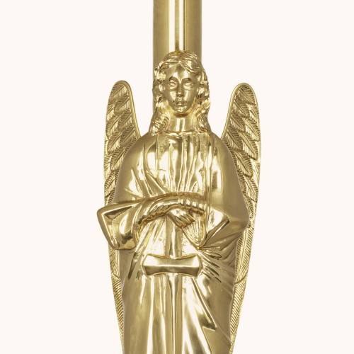 Lichtarz | Mosiądz | Anioł | 120 cm