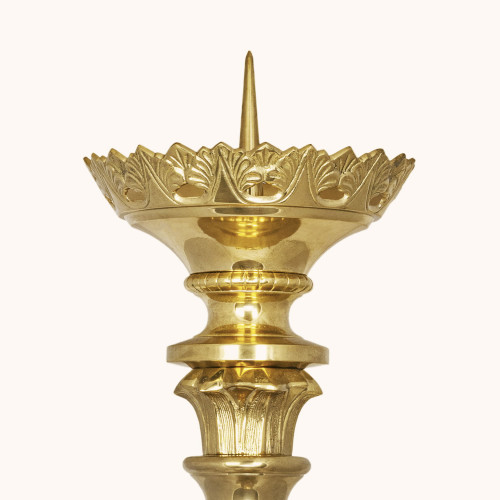 Lichtarz | Mosiądz | Anioł | 120 cm