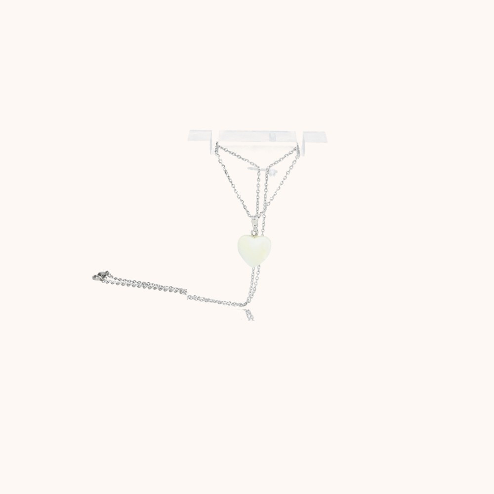 Naszyjnik | Serce | Madreperla