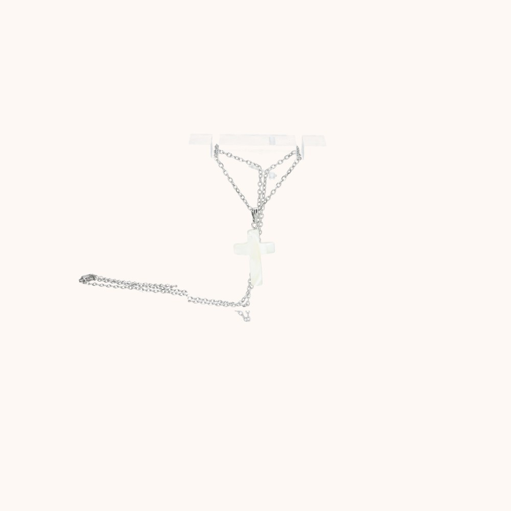 Naszyjnik | Krzyżyk | Madreperla