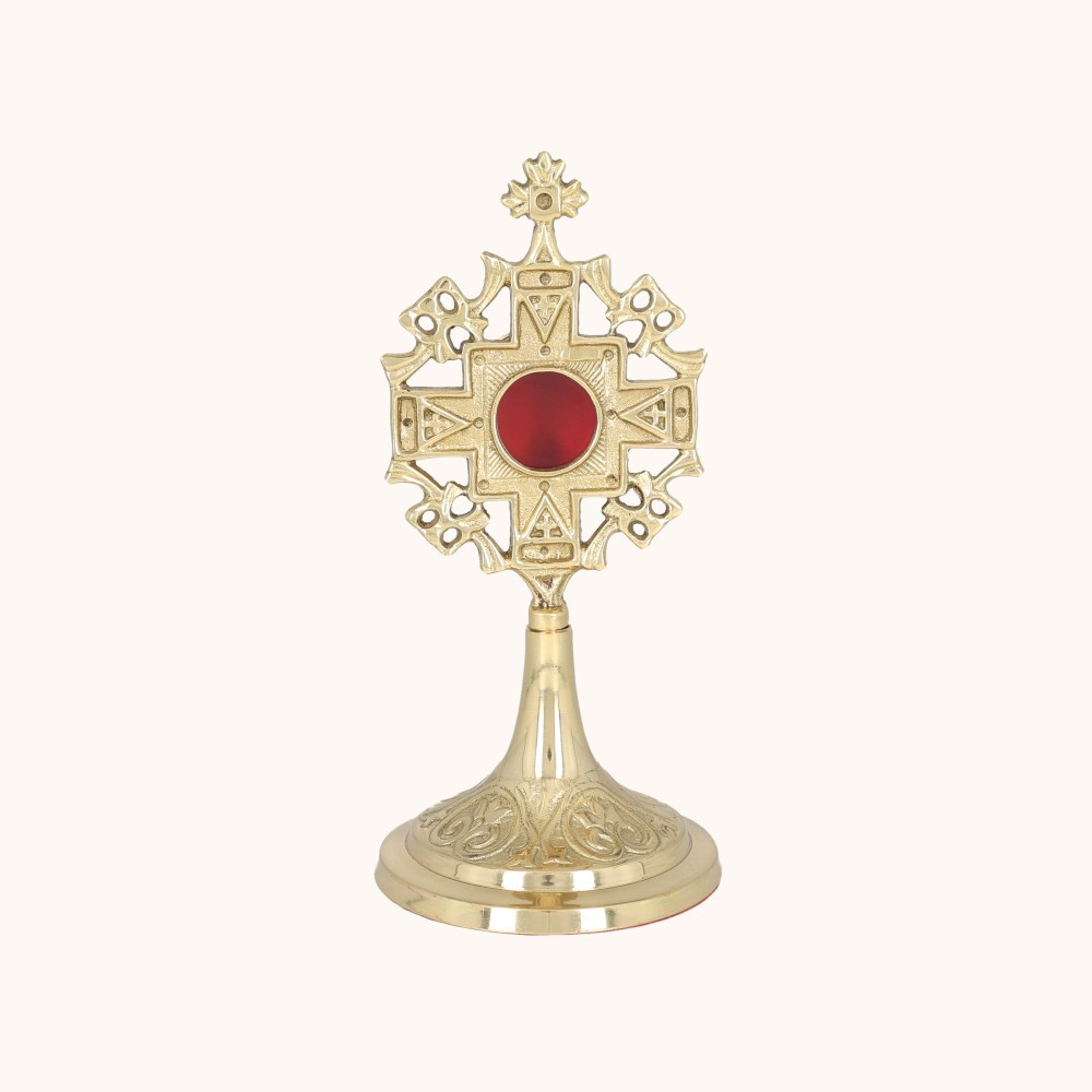 Relikwiarz | mosiądz | 20 cm