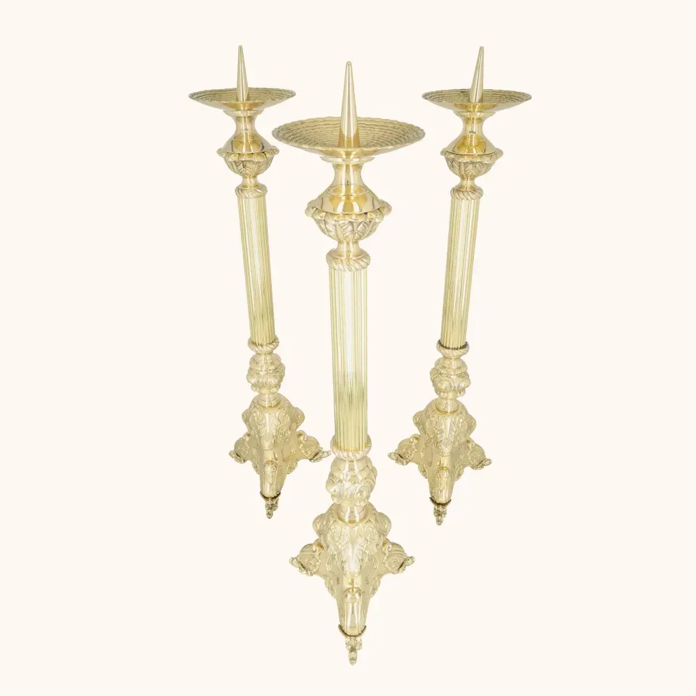 Lichtarz | Mosiądz | 61 cm