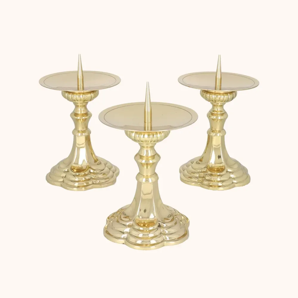 Lichtarz | Mosiądz | 13 cm