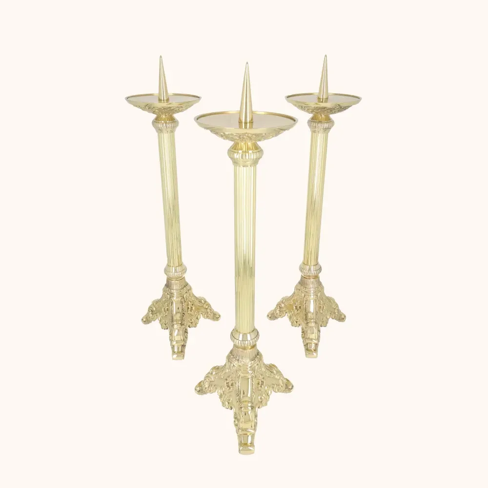 Lichtarz | Mosiądz | 50 cm