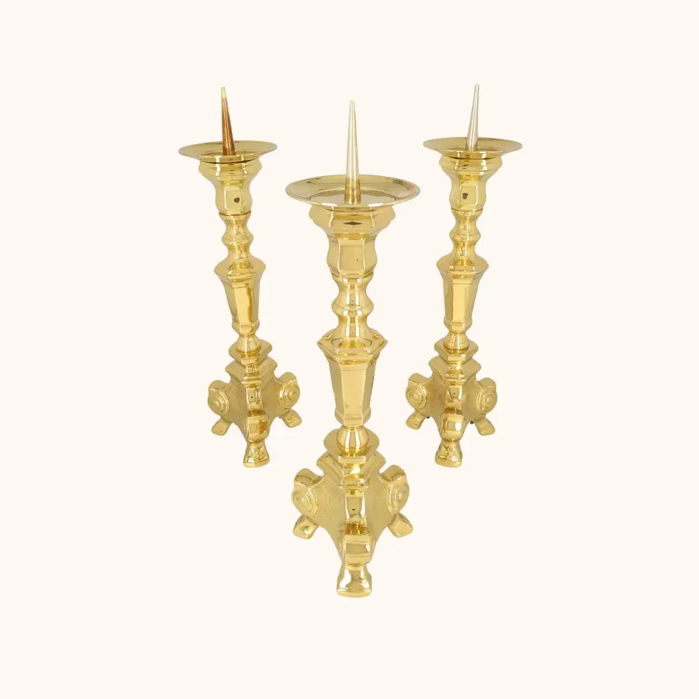 Lichtarz | Mosiądz | 44 cm