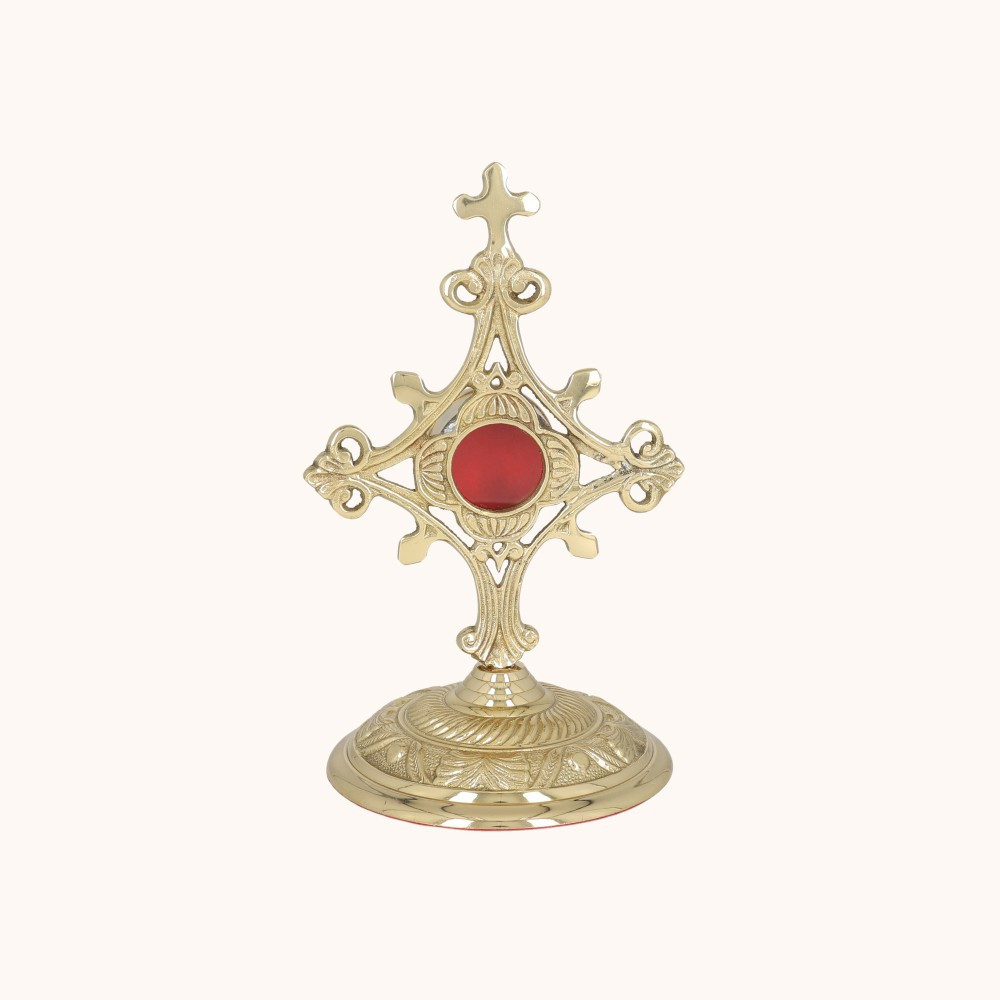 Relikwiarz | Mosiądz | 21 cm