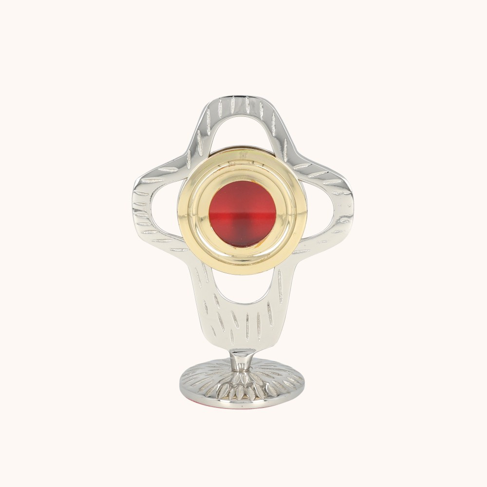 Relikwiarz | Mosiądz | Nikiel | 16 cm