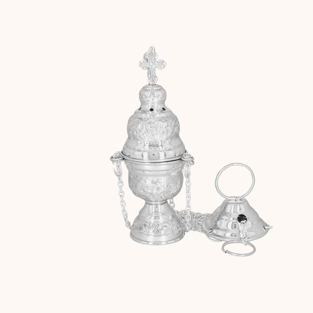 Trybularz | Mosiądz | Nikiel | 20 cm