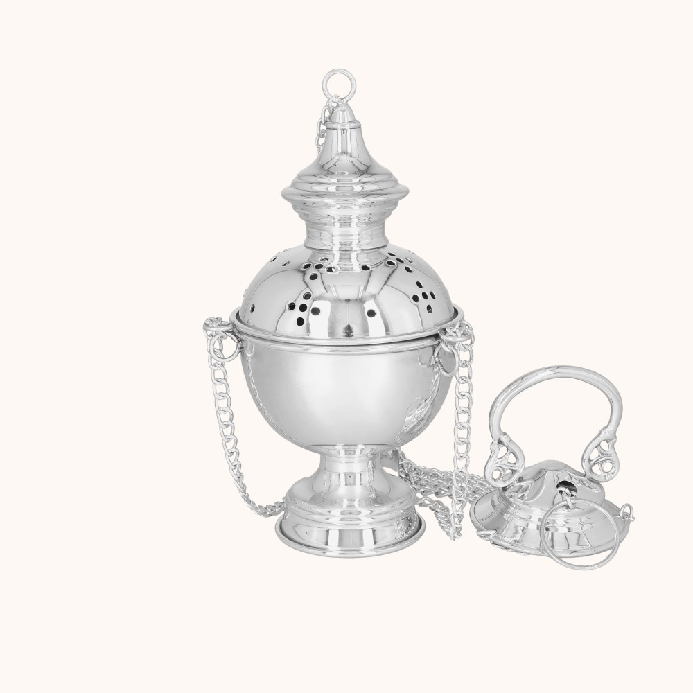 Trybularz | Mosiądz | Nikiel | 24 cm