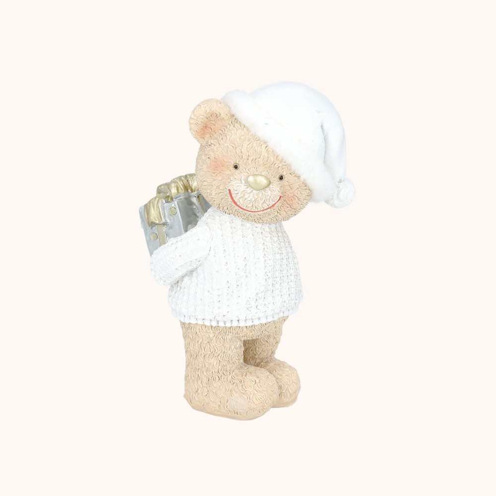 Figurka | Miś z prezentem | 13 cm | Favola