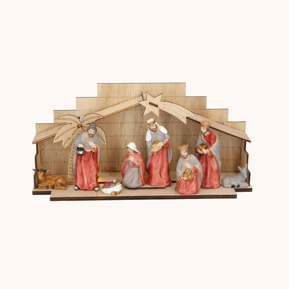 Szopka bożonarodzeniowa | 12 cm | Świecąca | Favola