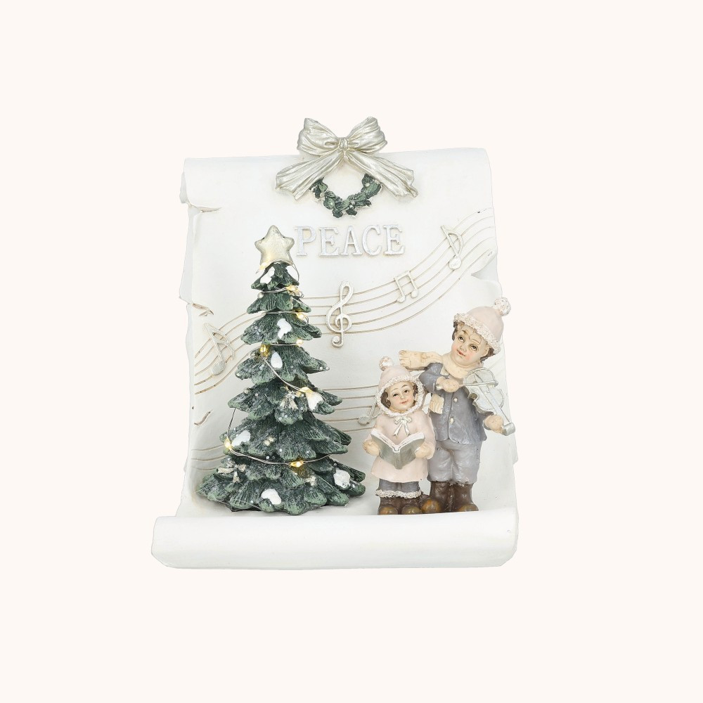 Figurka | Świąteczna scenka | Choinka | 15 cm | Favola