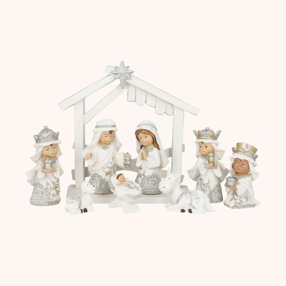 Szopka bożonarodzeniowa | Dla Dzieci | 16 cm | Decorato