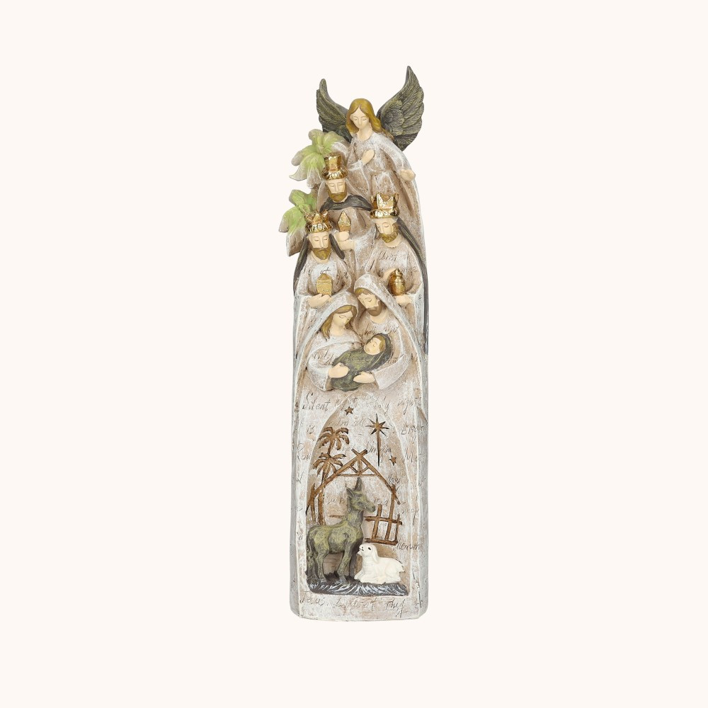 Szopka bożonarodzeniowa | Betlejemska Scena | 31 cm | Decorato