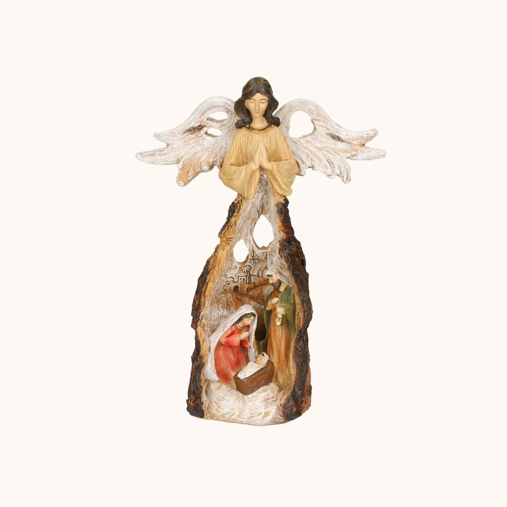 Figurka świąteczna | Anioł pokoju | 24 cm | Decorato