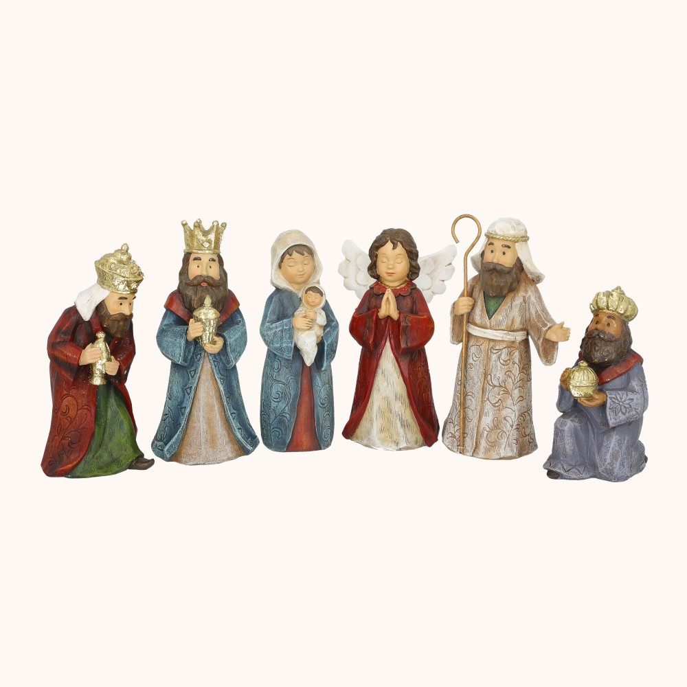 Szopka bożonarodzeniowa | Betlejemska Opowieść | Dla Dzieci | 19 cm | Decorato