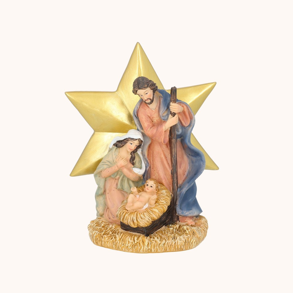 Figurka | Święta Rodzina | Pod Opieką Gwiazdy | 15  cm | Classic