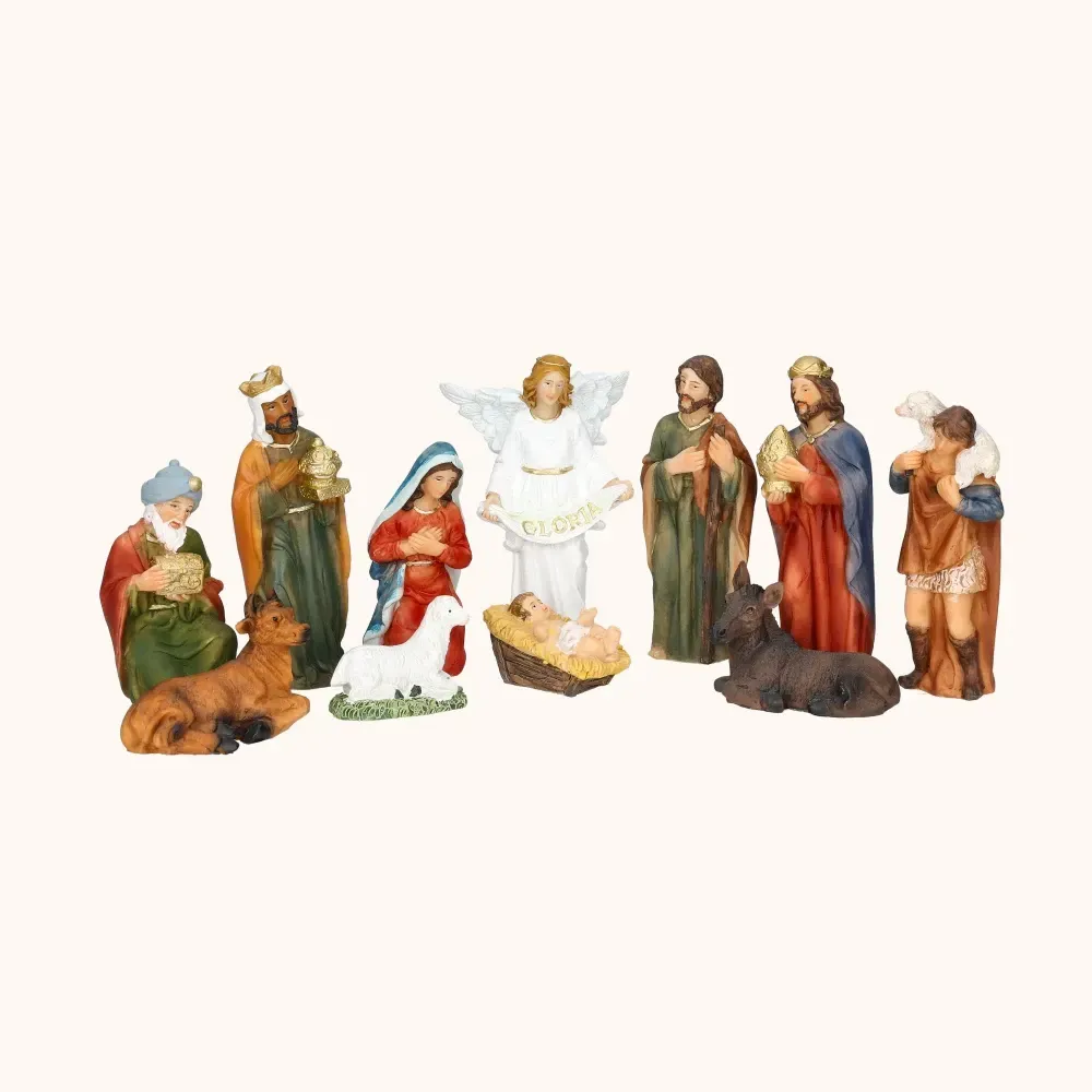 Szopka bożonarodzeniowa | Ponadczasowa opowieść Betlejemska | 11 cm | Classic