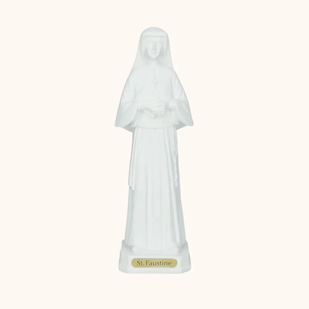Figurka | Św. Faustyna | Apostołka Miłosierdzia | 20 cm