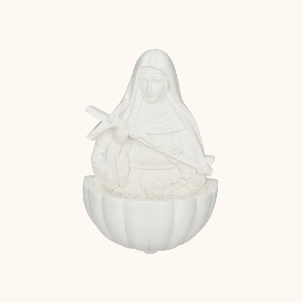 Figurka | Kropielnica | Św. Rita | Patronka Spraw Trudnych | 13 cm