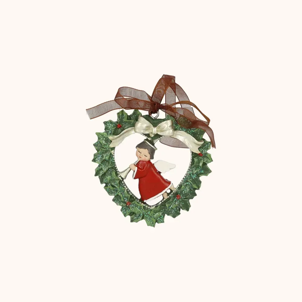 Zawieszka bożonarodzeniowa | Aniołek | 7 cm | Favola