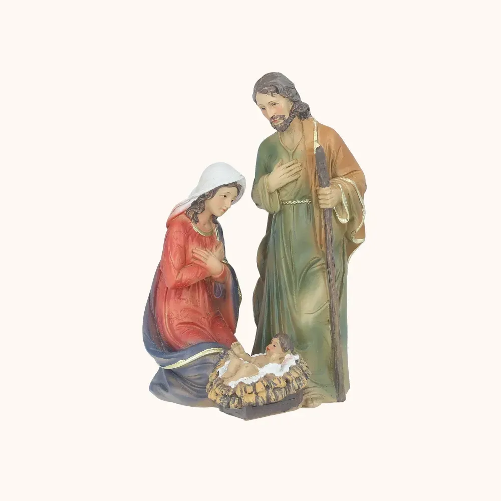 Figurka | Święta Rodzina | Maryja z Józefem i Jezusem | 15 cm | Favola