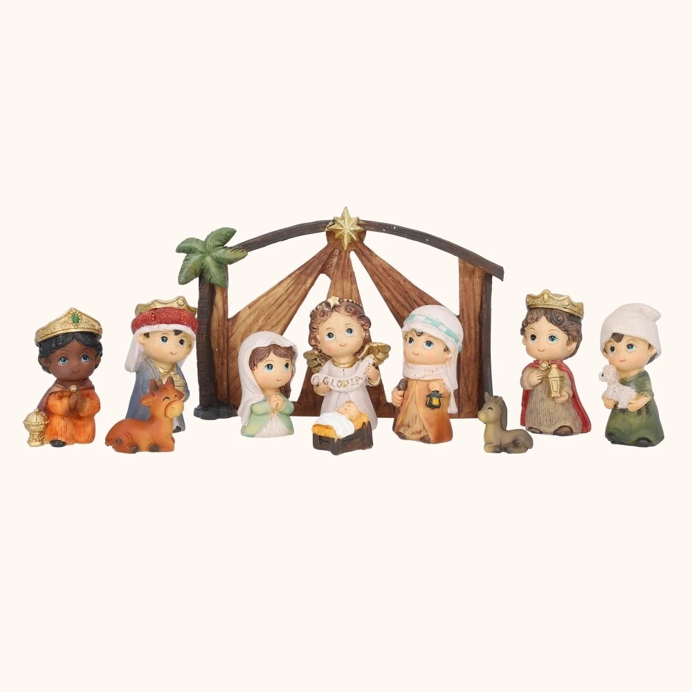 Szopka bożonarodzeniowa | Dla Dzieci | 7 CM | Classic